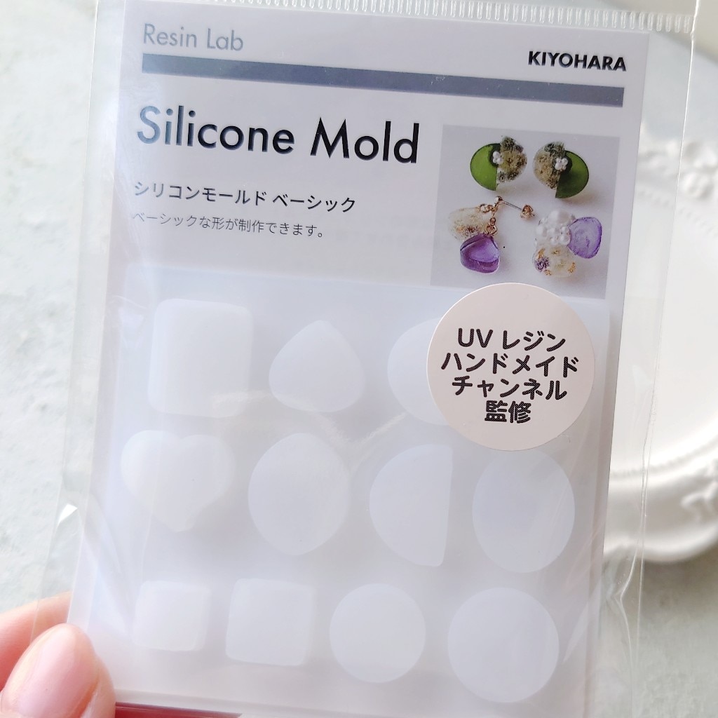 シリコンモールド ベーシック 長方形 雫 ハート 楕円 四角 丸