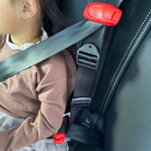 キッズシートベルト 安全ベルト 子供用 シートベルト 赤 青 スマート 通販