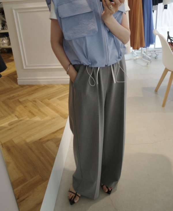 60％）cen.made in Japan/レイヤードリラックスパンツ 18,700→7,480 