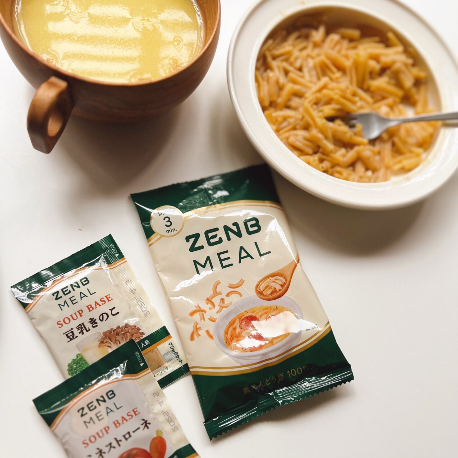 【15%OFFクーポン】【 1食おきかえ 】 ZENB 糖質オフ 豆スープ セット ( ゼンブ ミール 20食 +ミネストローネ 10食+豆乳きのこスープ 10食 ) 送料無料 |グルテンフリー ファスティング は空腹を我慢するのが大変という方 置き換え 糖質制限 ダイエット 時の栄養補給に - メイン画像 1