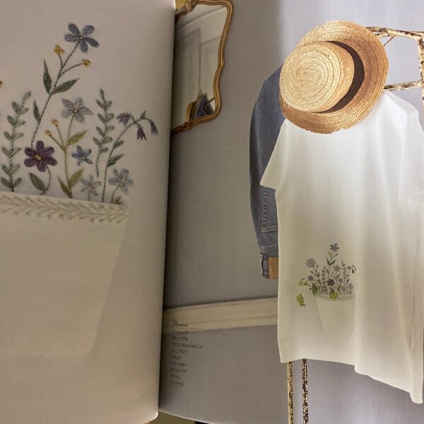 色や図案の組み合わせで、もっと楽しい! 春夏秋冬。ボタニカル刺繍で彩る服と小物 アトリエ ド ノラ 色や図案の組み合わせで、もっと楽しい! 春夏秋冬。ボタニカル刺繍で彩る服と小物