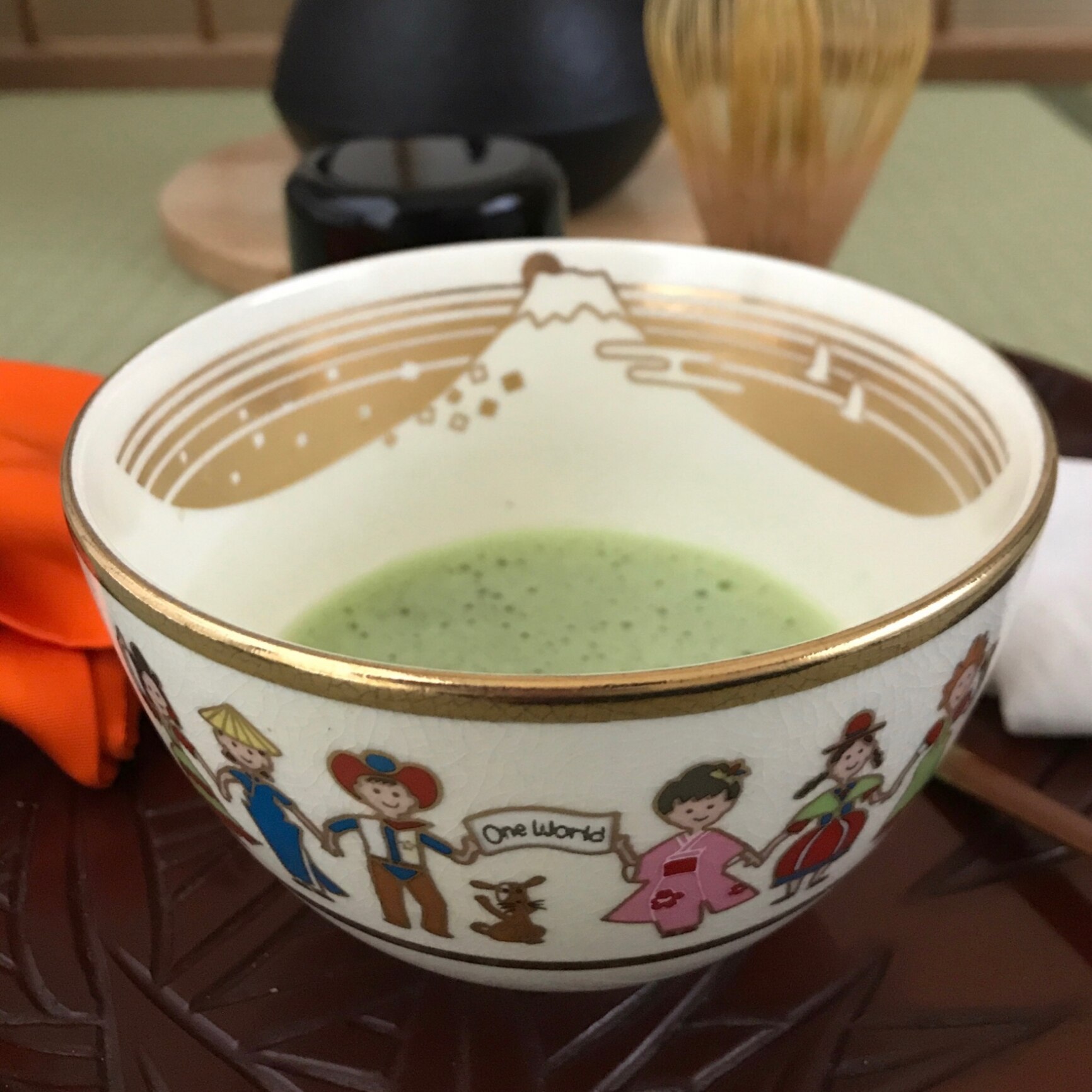 茶道具 / 抹茶碗】 茶碗 世界は一つ (ONE WORLD) 【ワンワールド