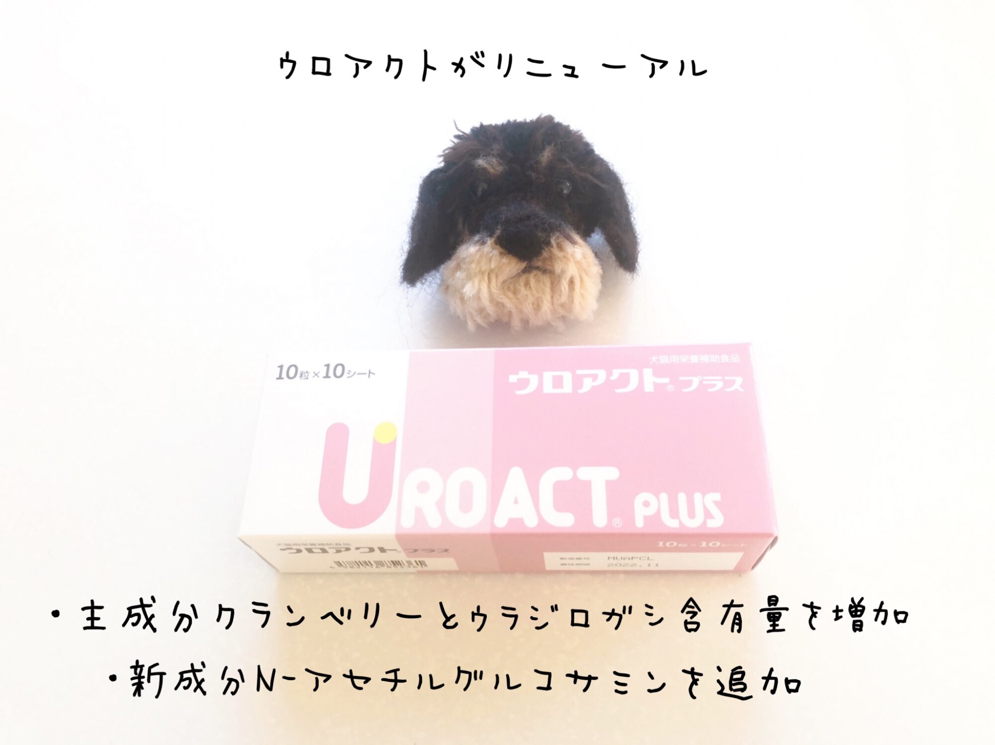 30【メール便・送料無料】【リニューアル】犬猫用 ウロアクトプラス