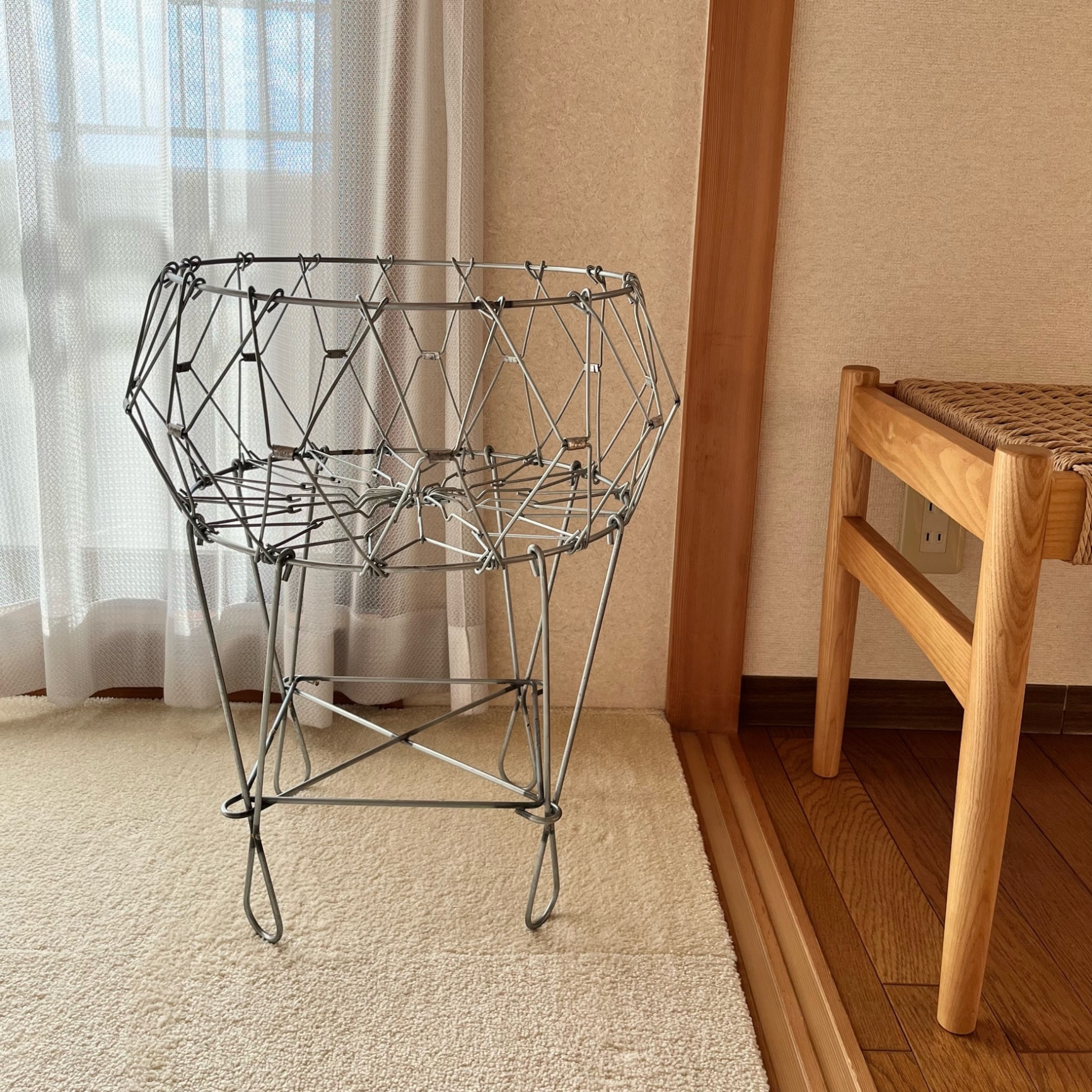 INDUSTRIAL FOLDING BASKET / インダストリアル フォールディング バスケット PUEBCO プエブコ 折り畳み