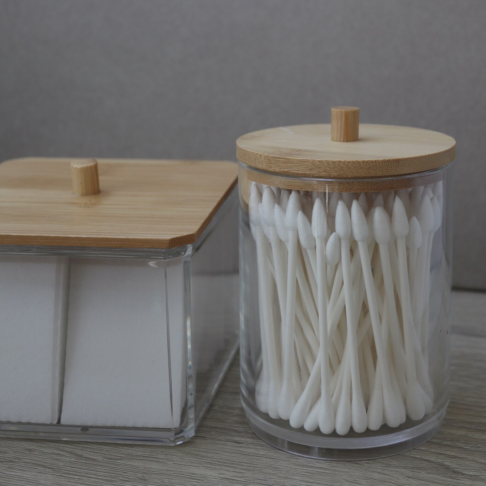 コットンケース 四角形 幅90×奥行90×高さ70mm コットンボックス