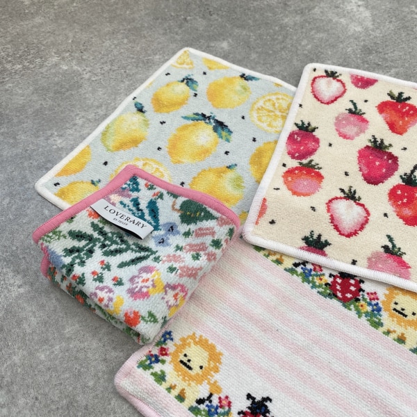 フェイラー公式/LOVERARY レモンドット ハンカチ 