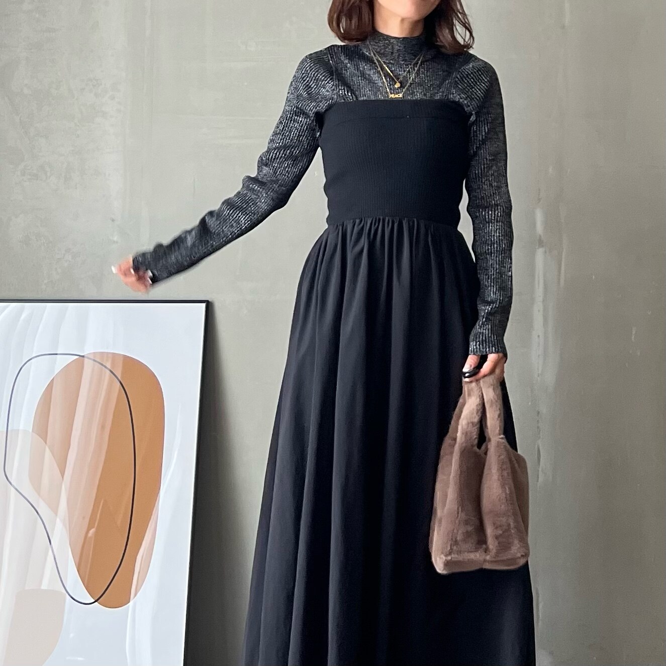 HIKE♡ハイク ボトルネック ニット 