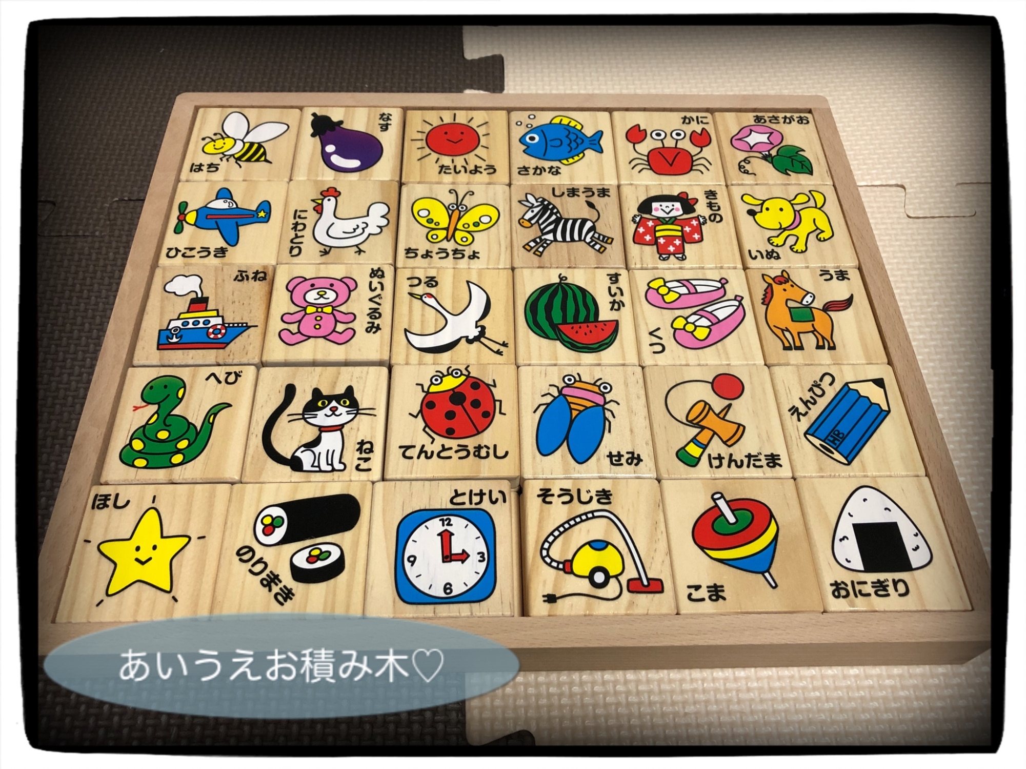 B-CREATIVE！木製あいうえおつみき トイザらス限定