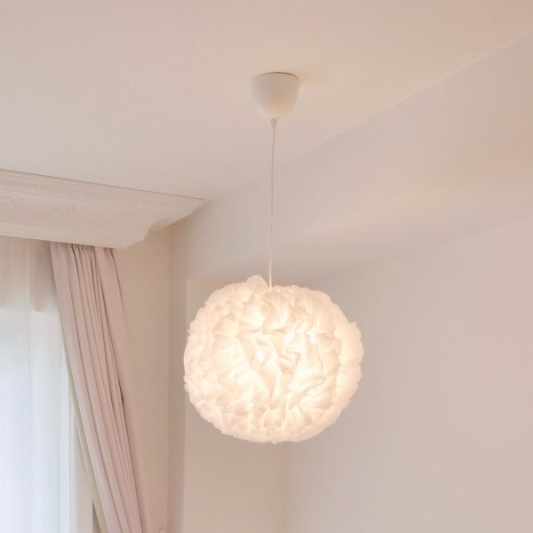 IKEA イケア ペンダントランプ ホワイト 白 50cm n40469118 VINDKAST 