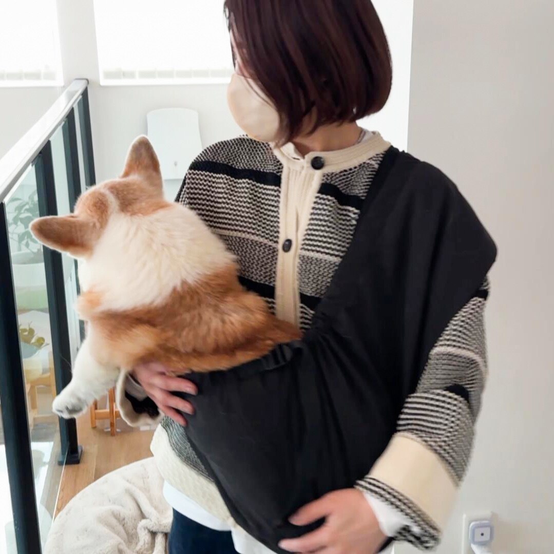 マンダリンブラザーズ スリング 耐荷重12kg 調節可 シンプル 小型犬