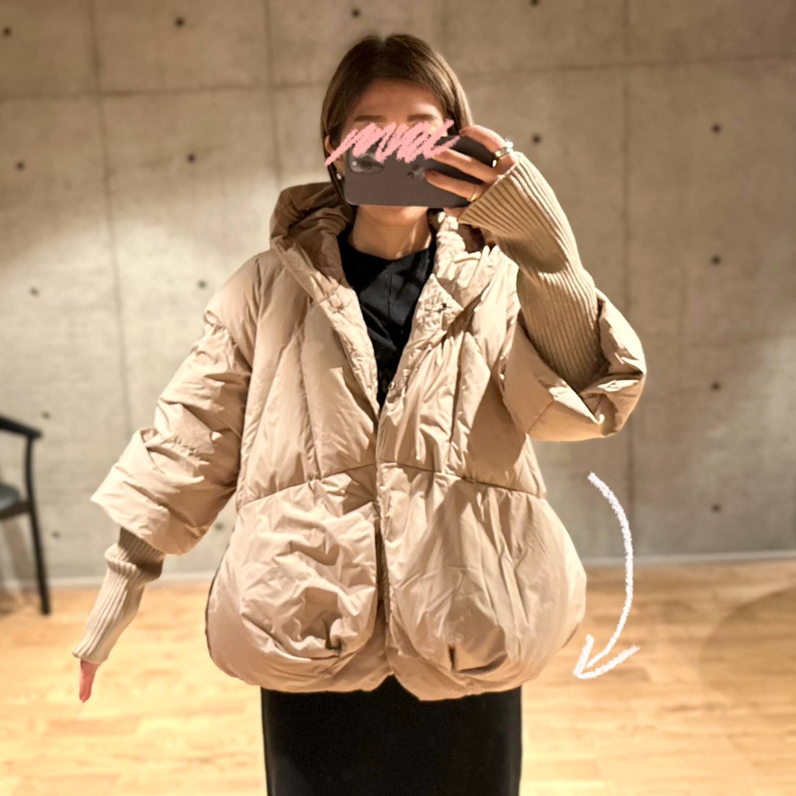 ダウンコート レディース ショート ダウンジャケット フォックスファー