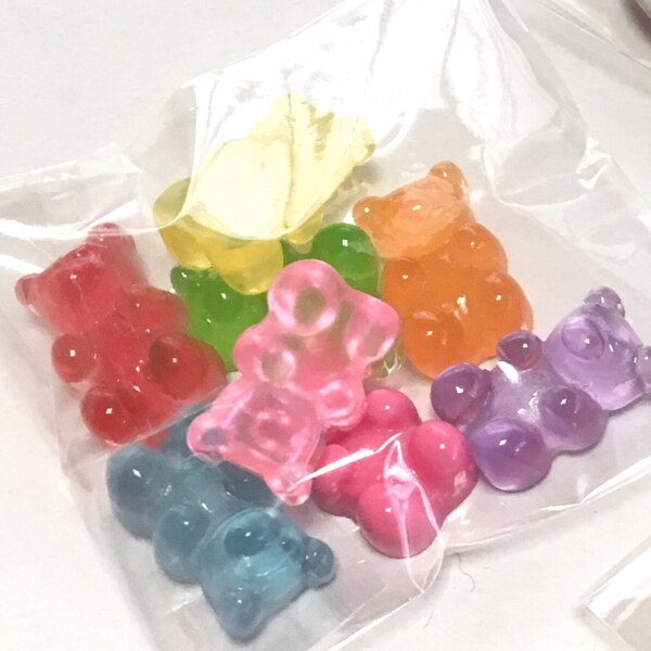 A314 くまグミ デコパーツ Decopanicアクセサリーパーツ ハンドメイド チャーム ネイル ネイルパーツ パーツ デコレーション カボション