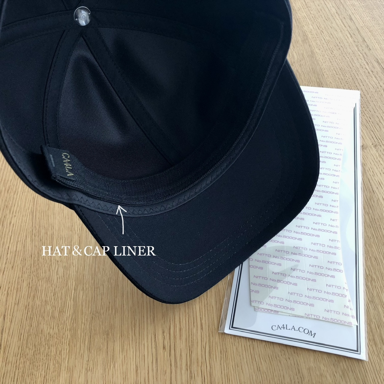 CA4LA HAT&CAP LINER LONG カシラ 帽子 その他の帽子 ベージュ ブラック