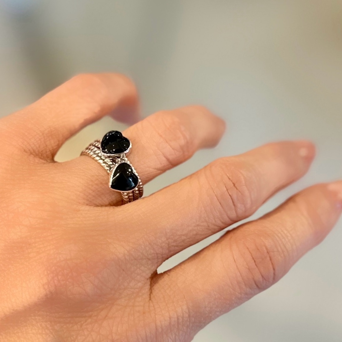 オニキス　シルバーリング11号 オニキス シルバーリング11号 楽天市場】横型 オニキス リング