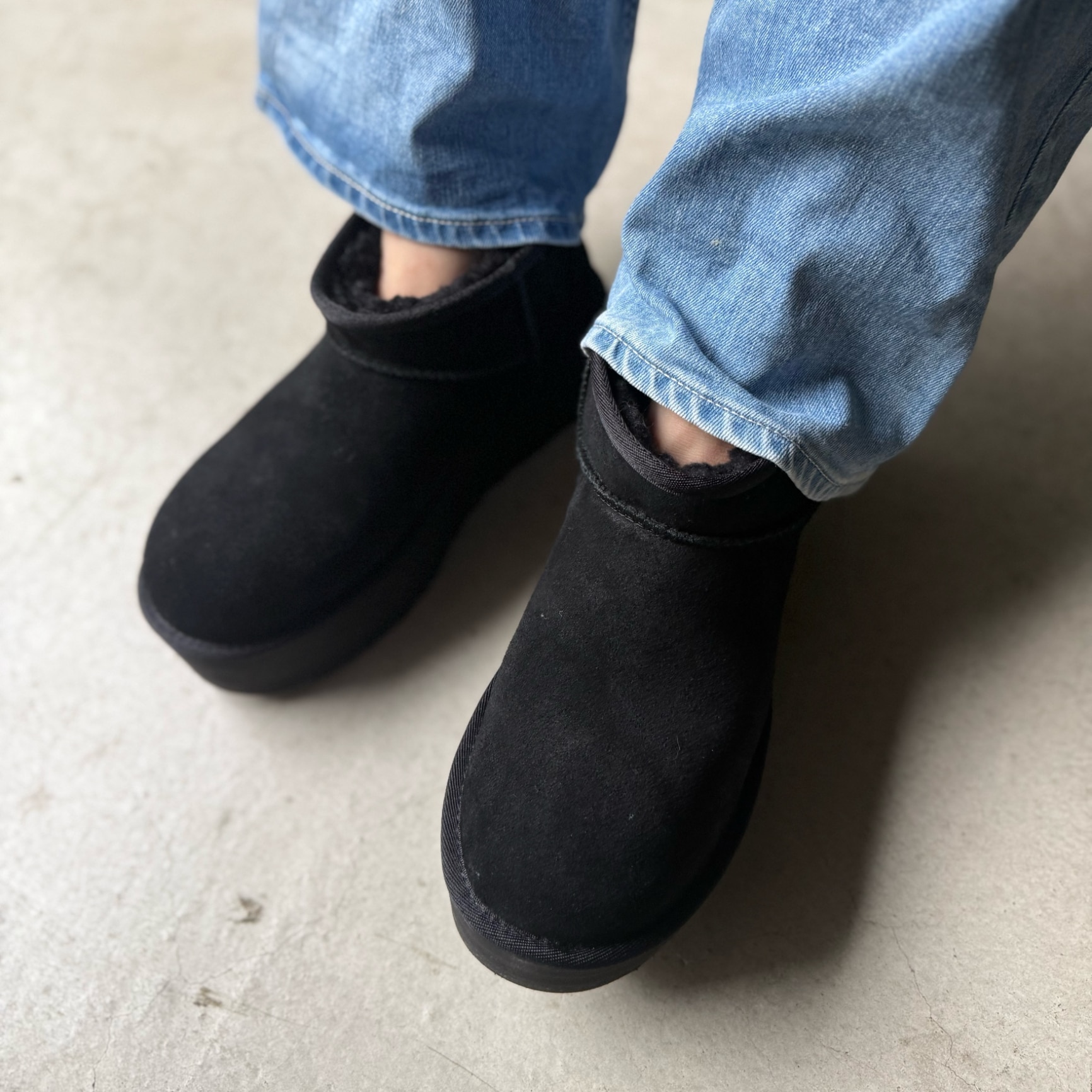 UGG アグ プラットフォーム ムートンブーツ クラシック ウルトラ ミニ レディース 厚底 CLASSIC ULTRA MINI PLATFORM ブラック グレー ブラウン 黒 1135092 【正規品】