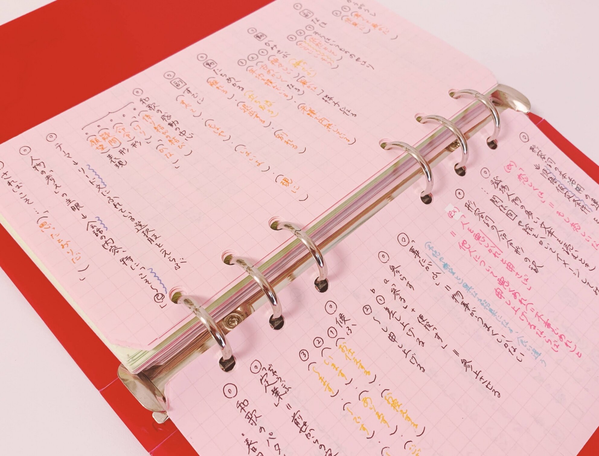 バイブルサイズ】クリアファイル バイブル 6穴バインダー