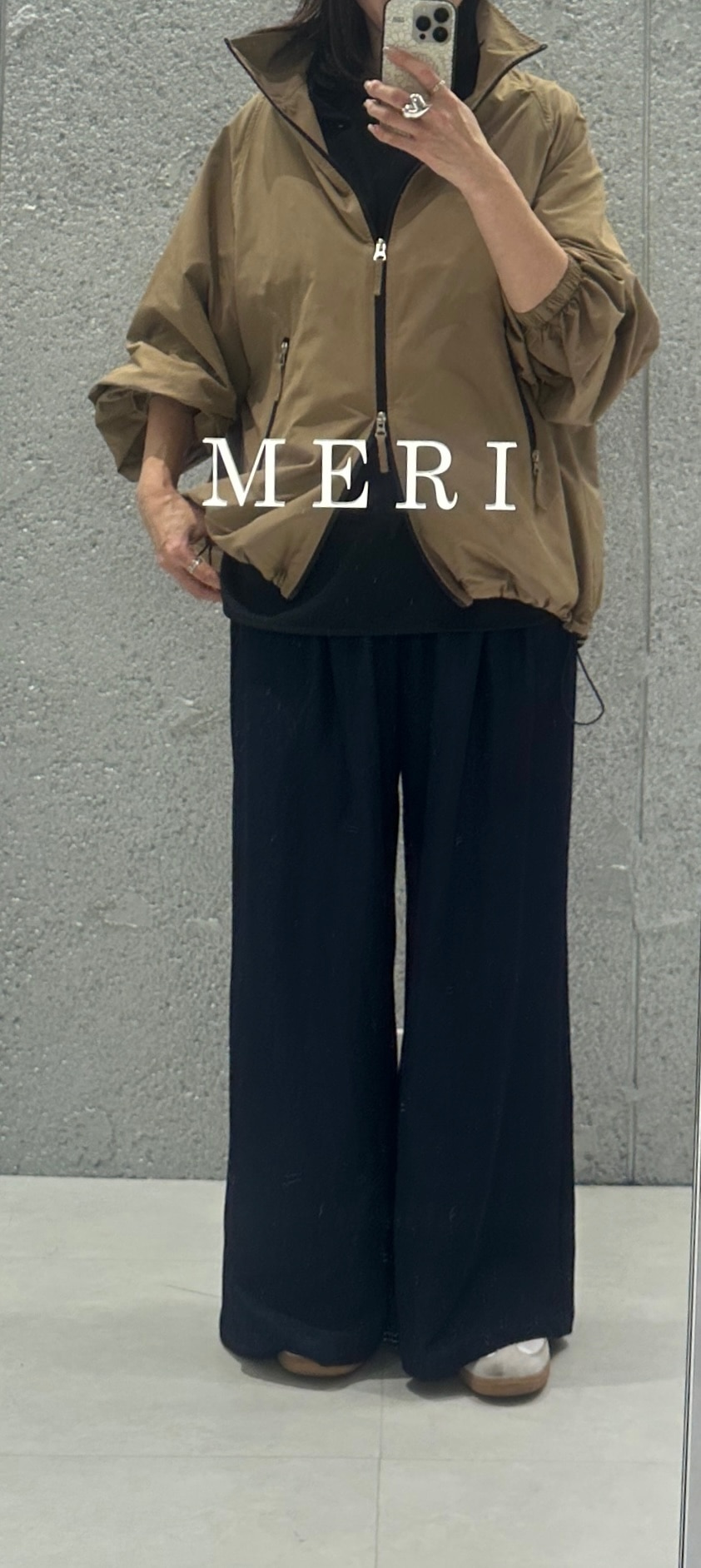 MERI ジップアップブルゾン meri》再販あり！大人気ジップアップブルゾンが好み過ぎた！ | 40代