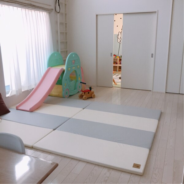 プレイマット ベビー 冬 床暖房対応 折りたたみ 赤ちゃん140 200 4cm 