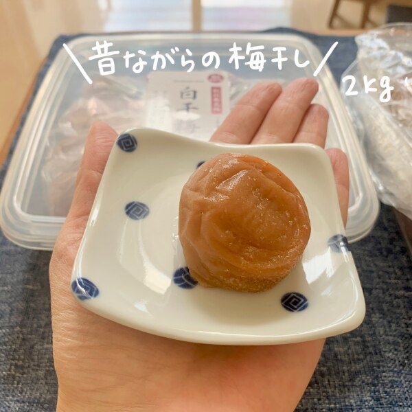 ふるさと納税】昔ながらのしょっぱい梅干し(白干し梅)2kg 大粒3L以上 紀州南高梅和歌山県産［無添加］