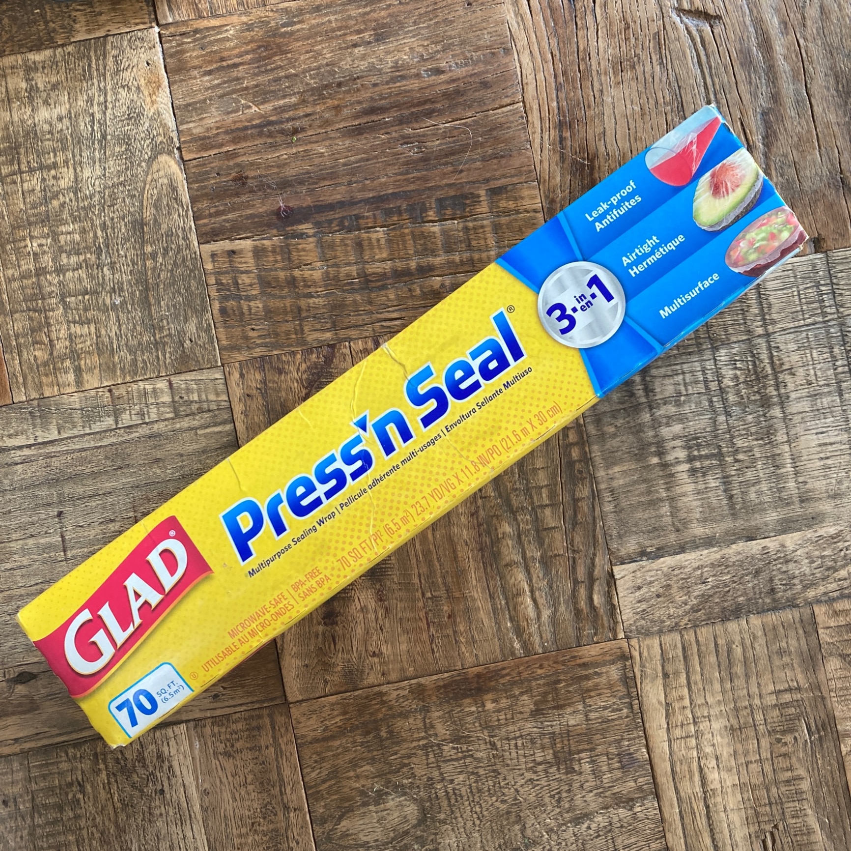 グラッド プレス&シール 30cm×43.4m×3本セット GLAD press'n sealプレス シール 業務用 コストコ 多用途シール