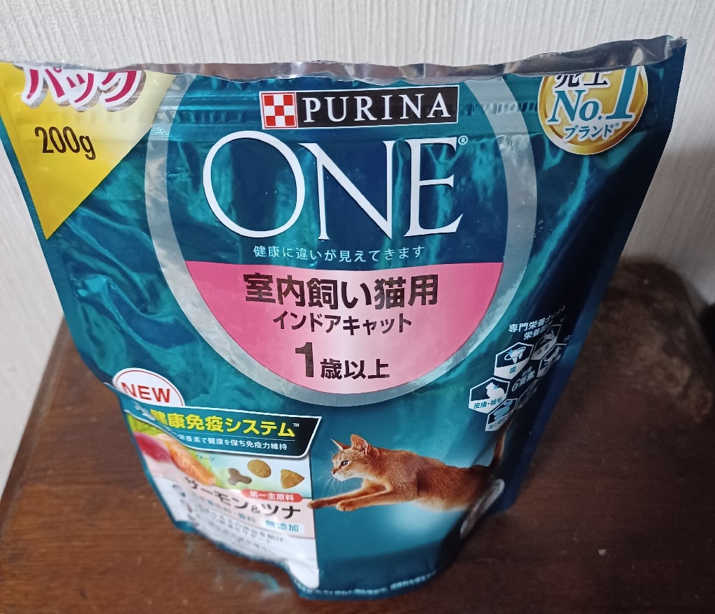 ピュリナワン 室内飼い猫用 インドアキャット サーモン＆ツナ２kg２袋