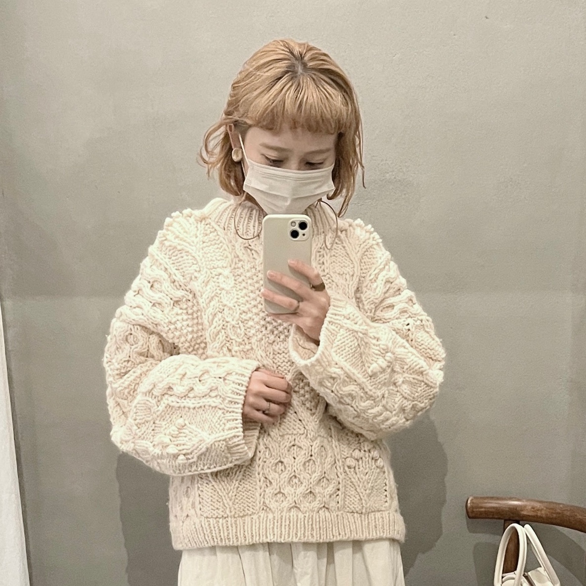 即納】 TODAYFUL 2023 prefall トゥデイフル Pattern Hand Knit 