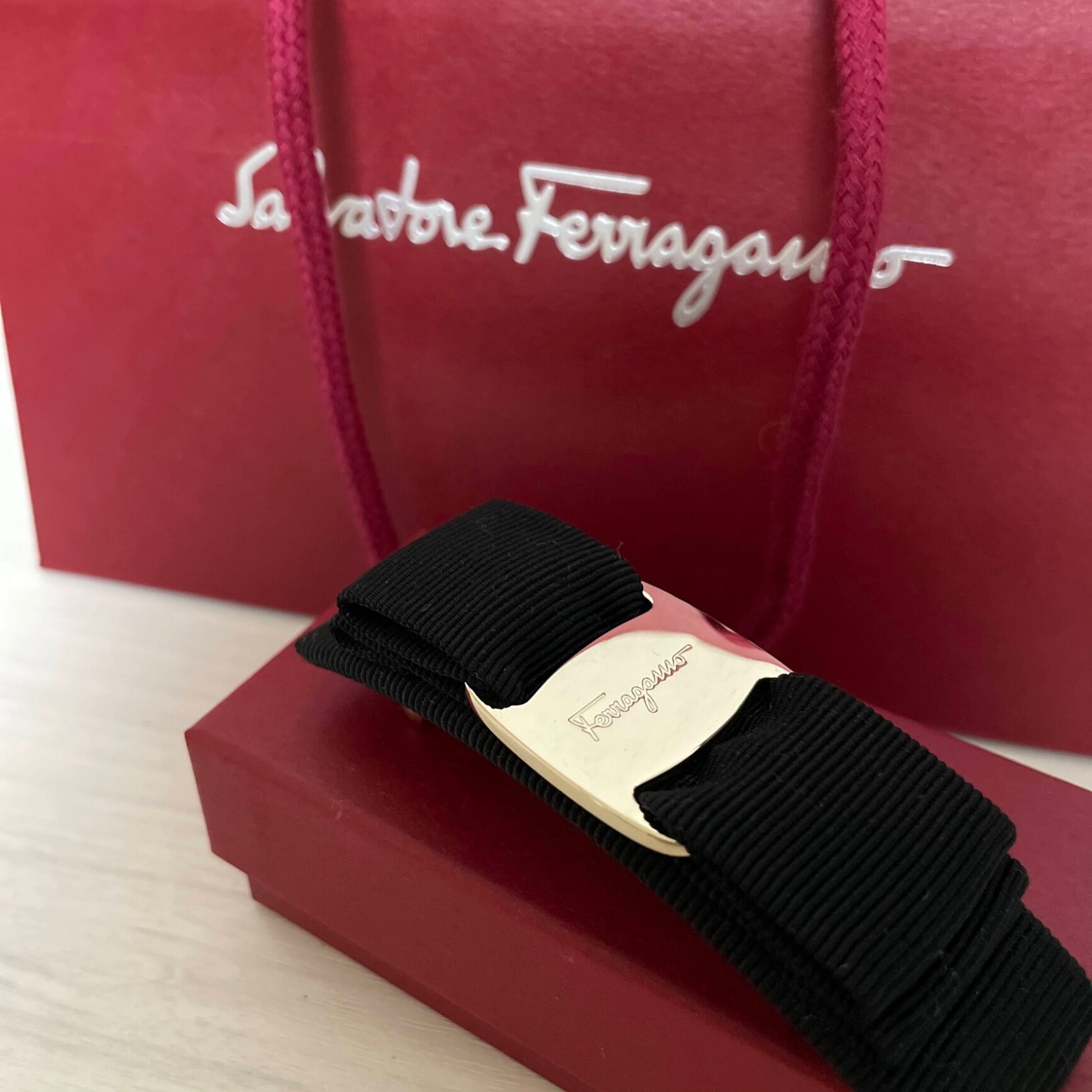 SALVATORE FERRAGAMO フェラガモ バレッタ VARA ヴィラリボン 34 2019