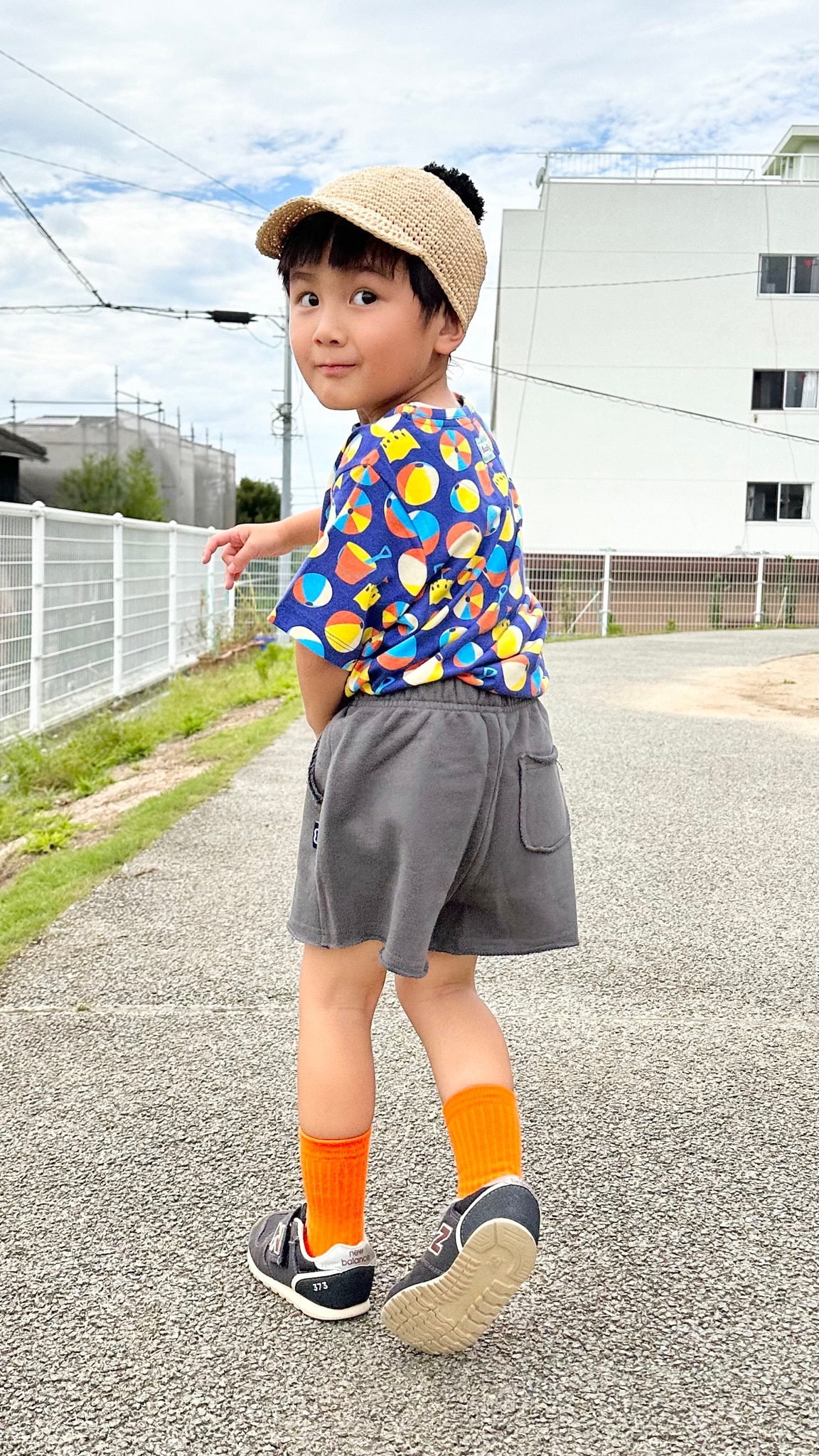 カラフル4足セットソックスビビットカラー 韓国子供服 カラフルカラー