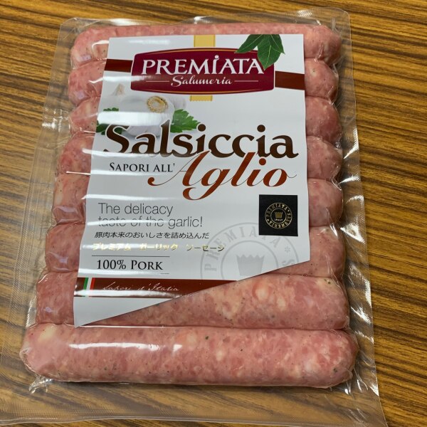 即納 Costco コストコ通販 サルシッチャ ガーリックソーセージ 800g 要冷蔵