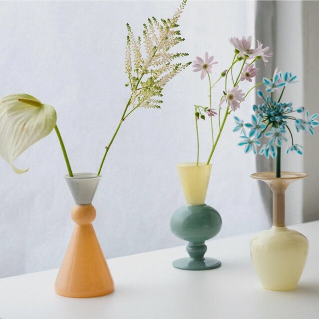 Aimé Leon Dore 陶器花瓶 明陶花瓶、花瓶、明陶壺、金彩花瓶