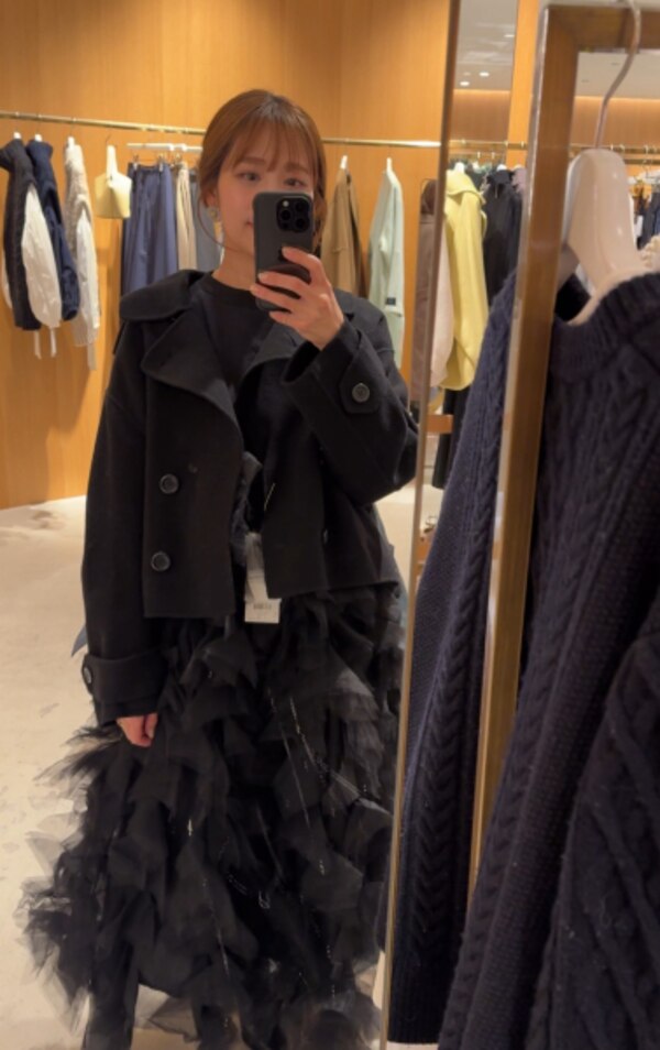 SALE／50%OFF】Mila Owen ショート丈リバーダブルコート ミラ 