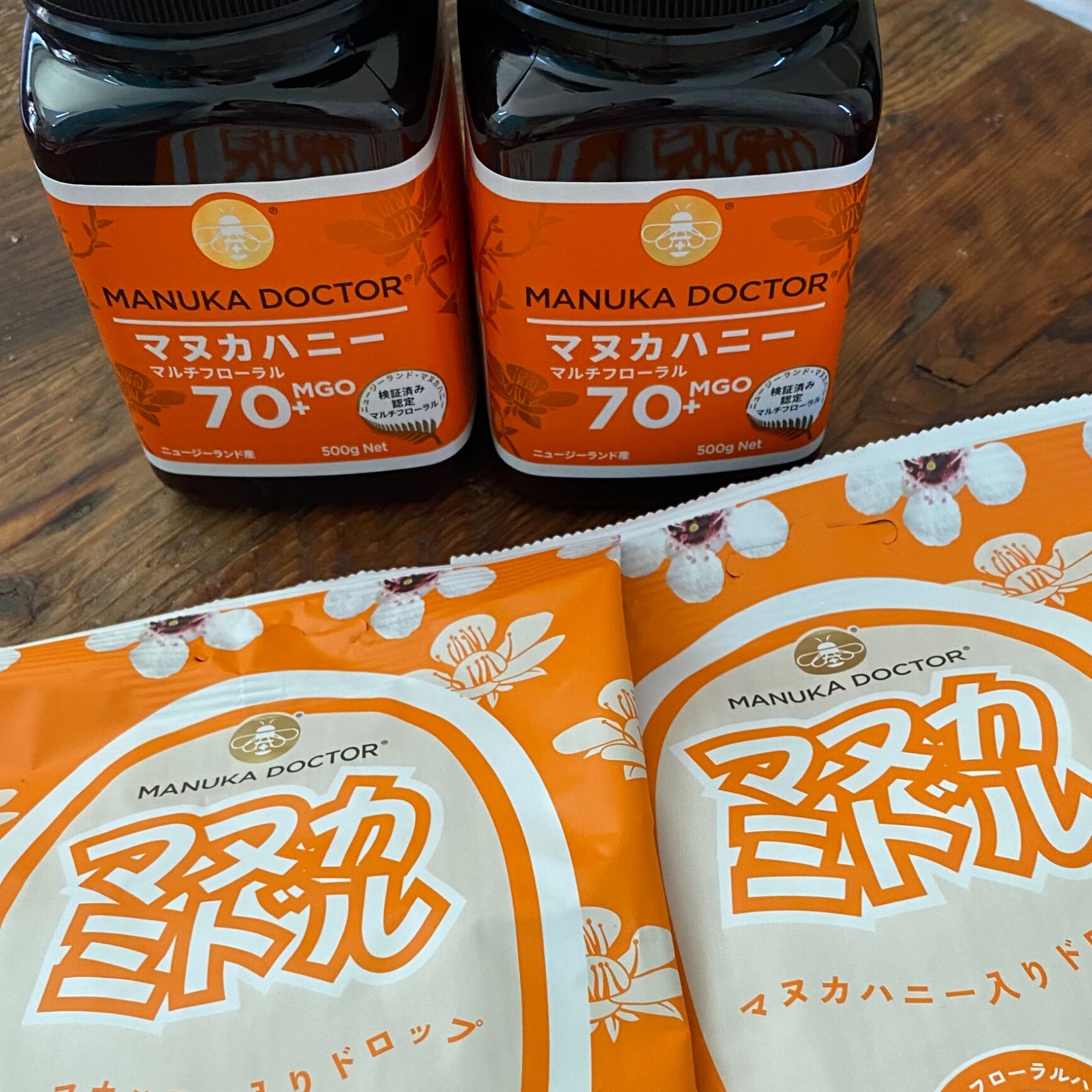 マヌカドクター マヌカハニー 15+（MGO 45+） 500グラム 3個 - 調味料