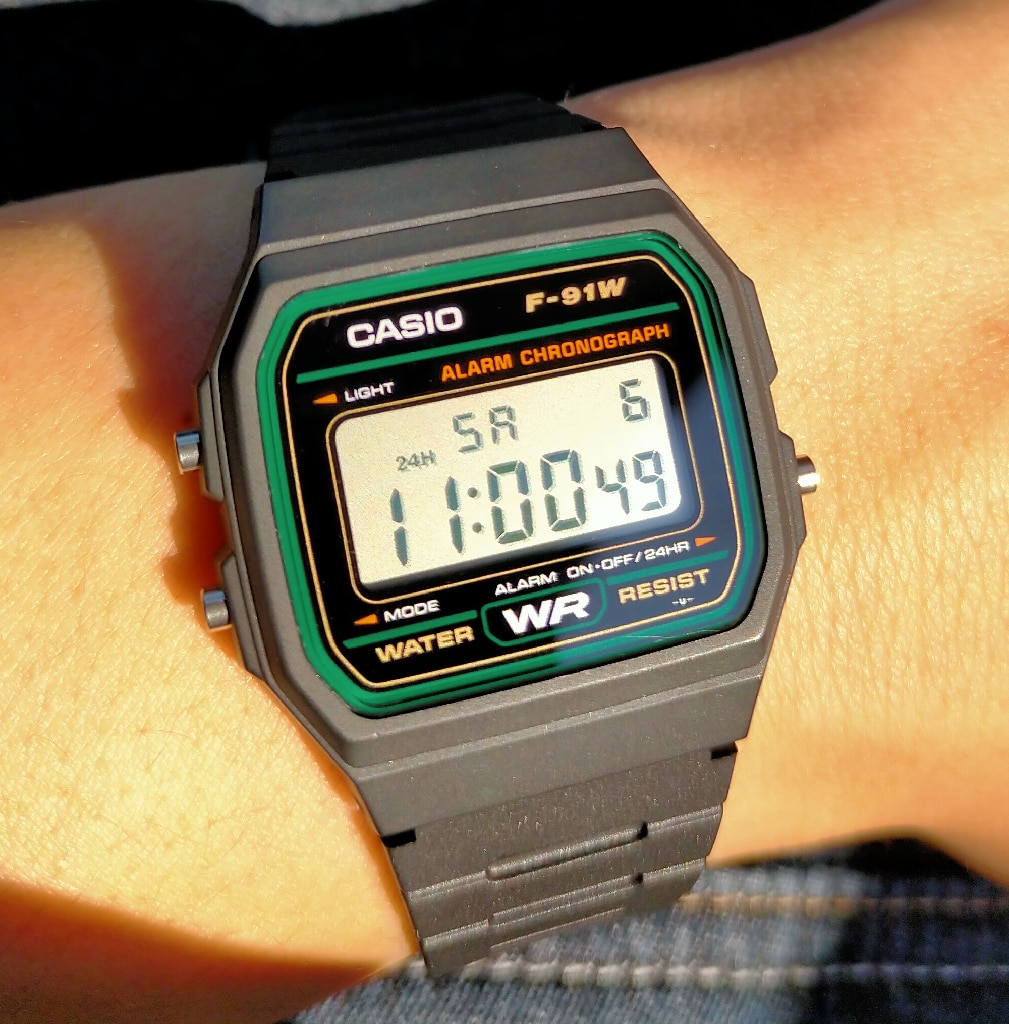 CASIO F-91W Series Standard Digital キッズ カシオ スタンダード