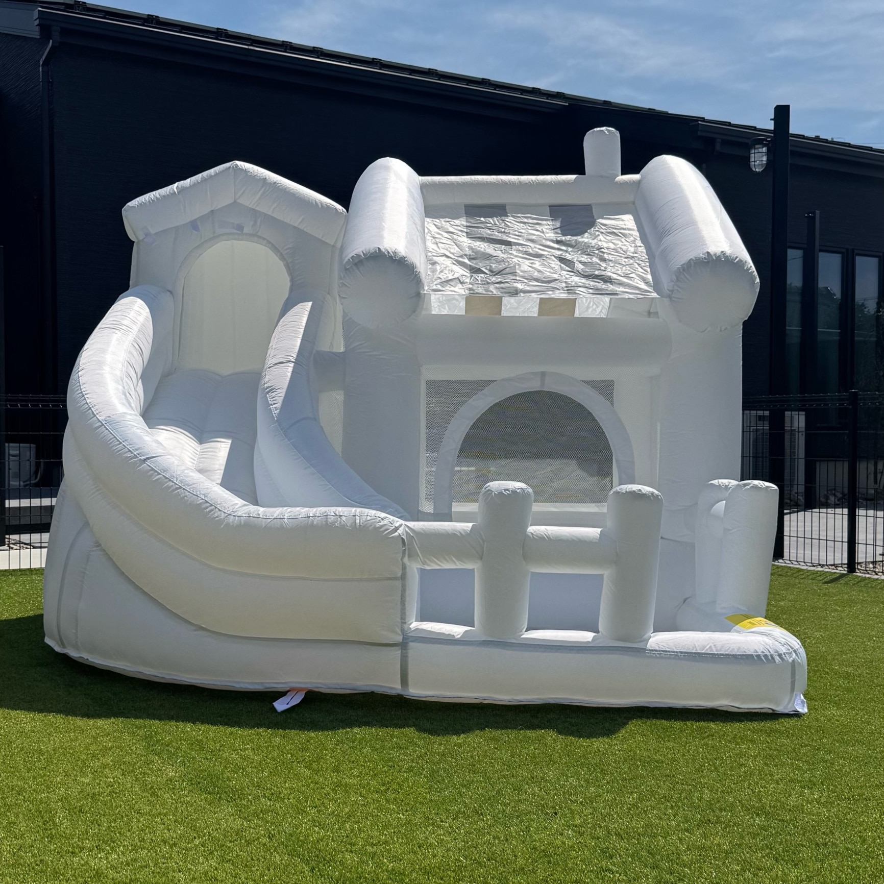 大型遊具 水遊び プール スライダープール グレージュ ベージュ