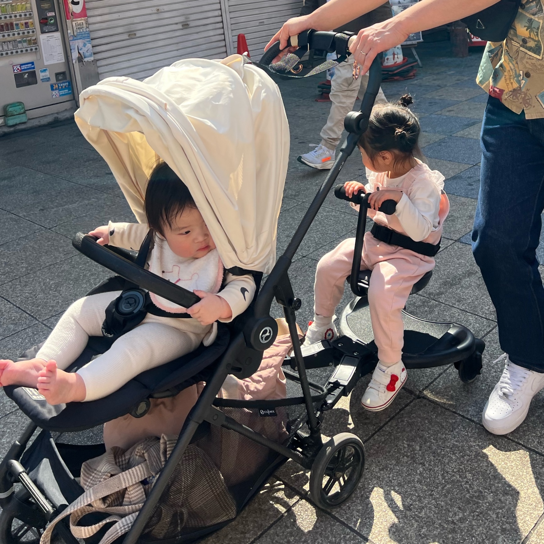 美品！！ better life ベビーカー ステップボード ハンドル付き 美品！！ better life ベビーカー ステップボード ハンドル付き