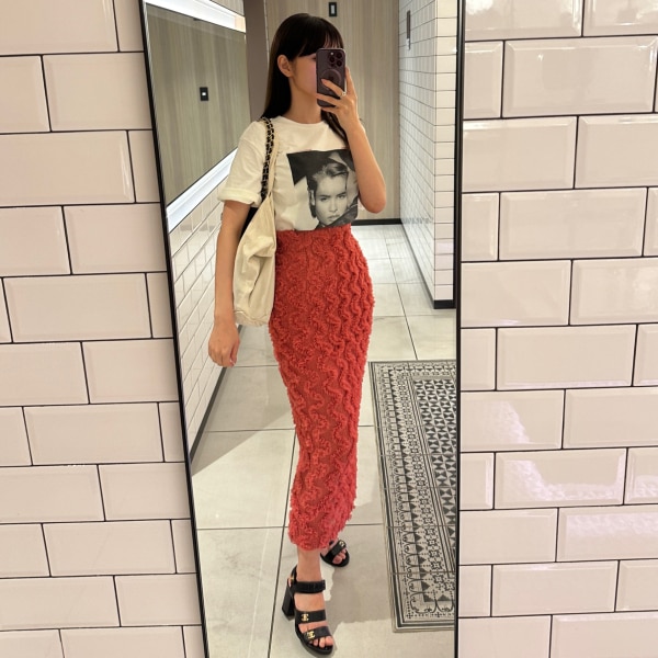 SALE／50%OFF】Lily Brown バックリボンフリル2wayスカート リリー  