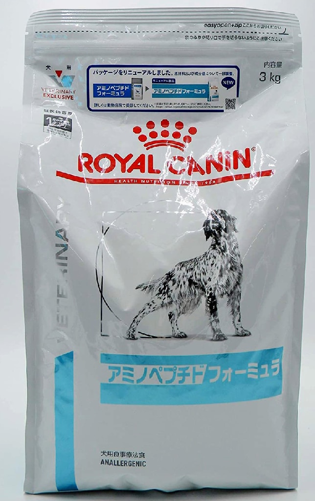 ロイヤルカナン 犬用 アミノペプチド フォーミュラ ドライ(3kg