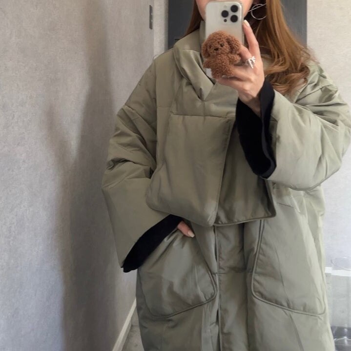 0】 ダウン70％入り ダウンジャケット レディース 大きいサイズ