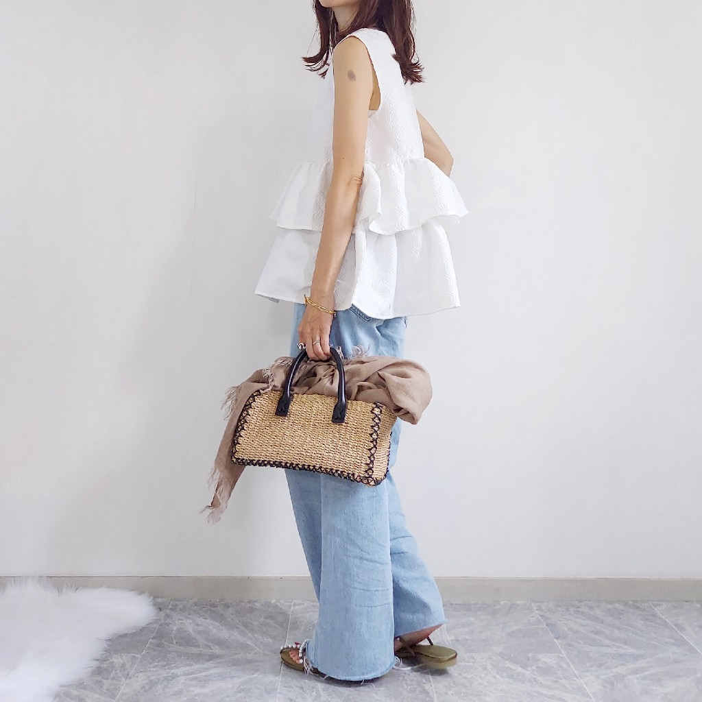 HAYNI. ヘイニ ロニゴ カゴバッグ 2way ショルダーバック レディース HAYNI かごバッグ ショルダーバッグ ハンドバッグ 2way
