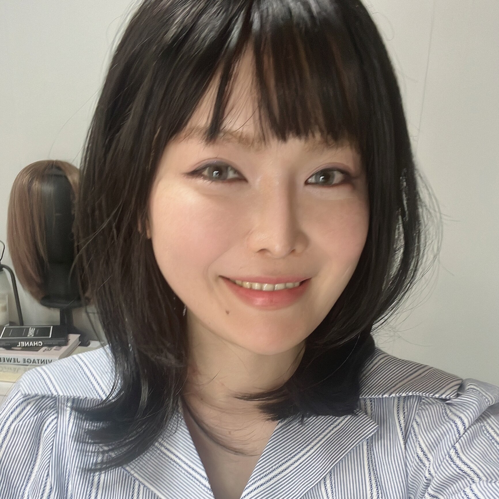 手植えフルウィッグ『サイプリッド ミディアム (モースト素材)』WIG