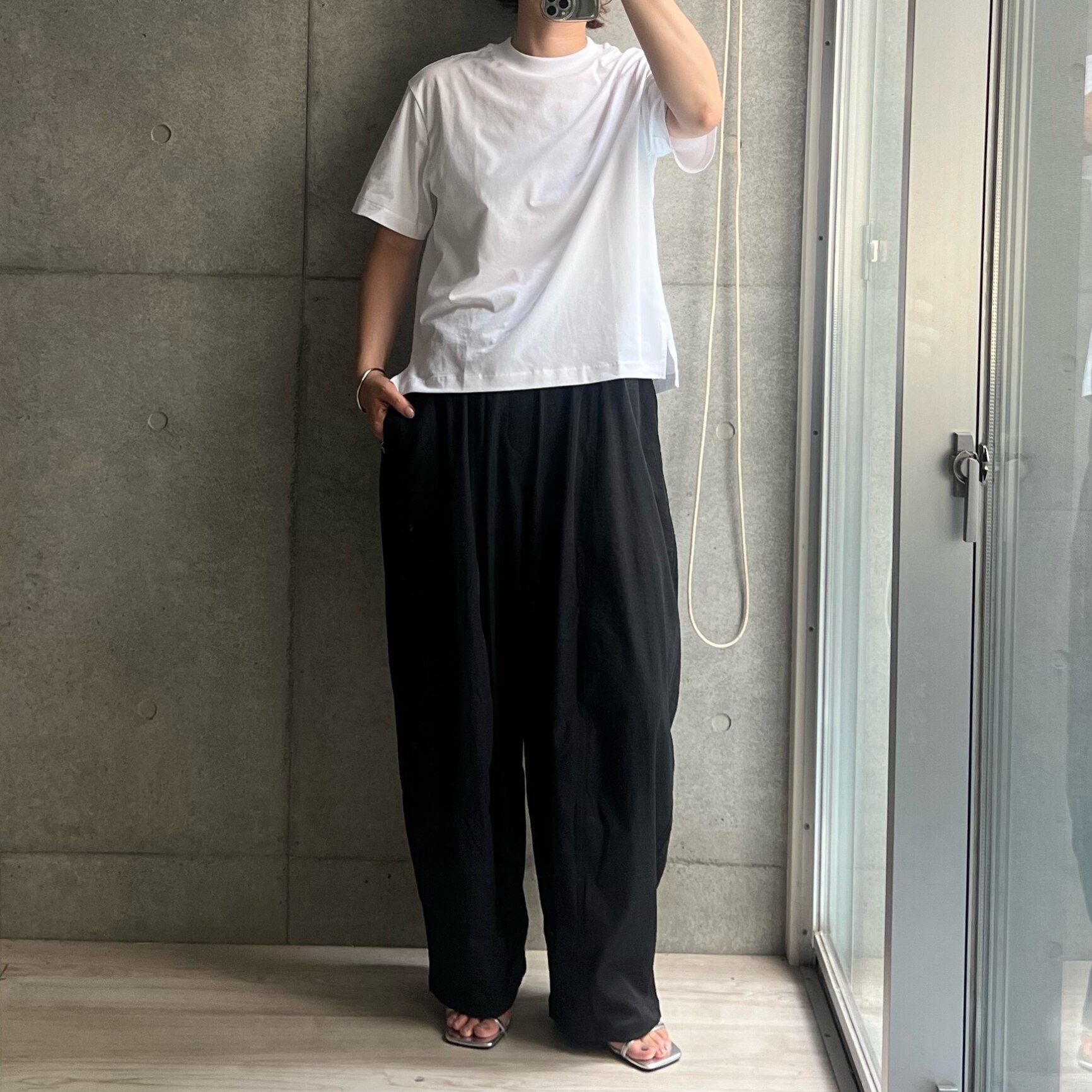 【マラソン開始限定クーポン!最大30%OFF 5日9:59迄】速乾 UVカット イージー コクーンパンツ レディース ボトム パンツ カーブパンツ チノパンツ バレルレッグ サスティナブル エコ 春 夏 秋 冬 低身長 高身長 プチ トール 洗濯可 for/c フォーシー - メイン画像 6