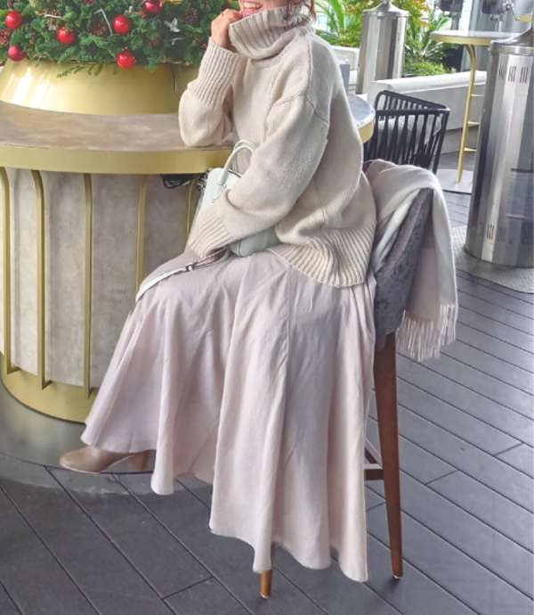 マキシフレアスカート ※10月4日20時ホワイト(FREE/SHORT)再販いたします※