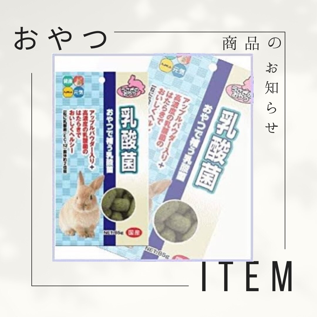 ハイペット うさぎのおやつ 乳酸菌 85g うさぎ おやつ【HLS_DU