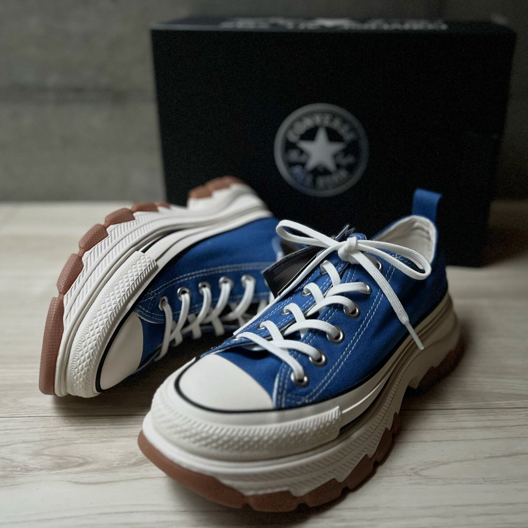 コンバース CONVERSE スニーカー オールスター 100 トレックウェーブ ローカット [31307112 FW22] ALL STAR 100 TREKWAVE OX メンズ・レディース MINERAL BLUE 青 ブルー系【e】